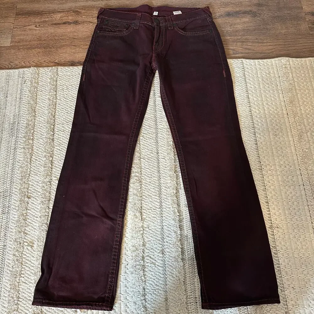 TRUE RELIGION Men's Straight Fit Jeans Size 34